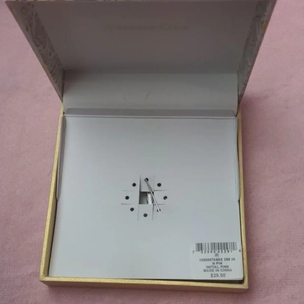 Charter Club Letter N Initial Pin